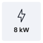 8 kW - 18 vnt.