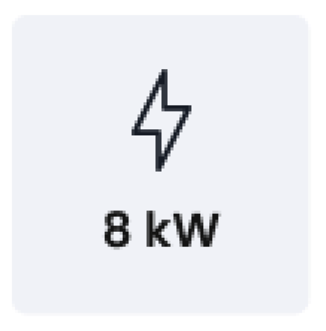 8 kW - 18 vnt.