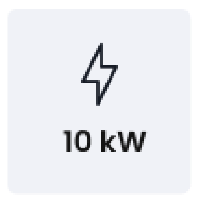 10 kW - 22 vnt.