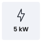 5 kW - 12 vnt.