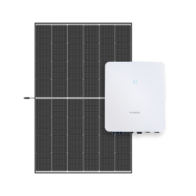 10 kW „Sungrow“ hibridinis inverteris + 22 vnt. „TrinaSolar“ modulių