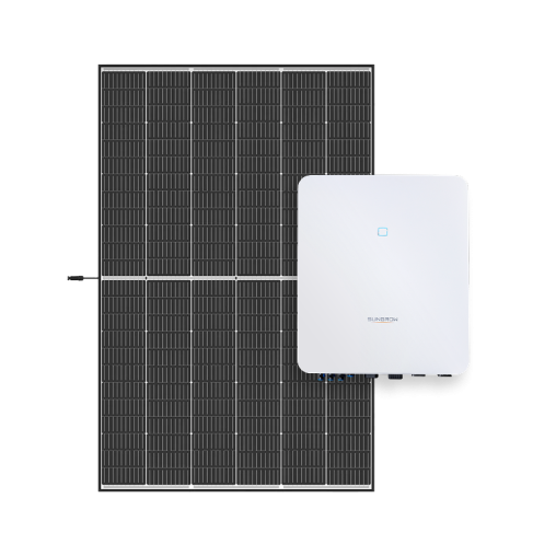 10 kW „Sungrow“ hibridinis inverteris + 22 vnt. „TrinaSolar“ modulių