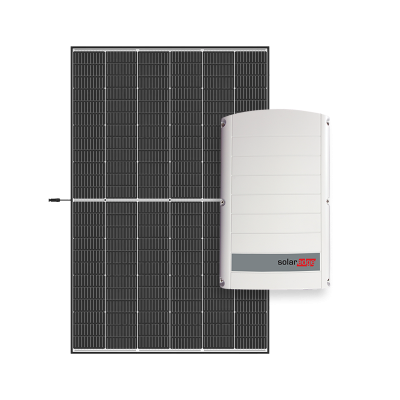 30 kW „SolarEdge“ inverteris + 66 vnt. „TrinaSolar“ modulių