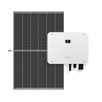 Komplektas: Hibridinė „Sungrow“ sistema + „Trina Solar“ moduliai + plokščias stogas
