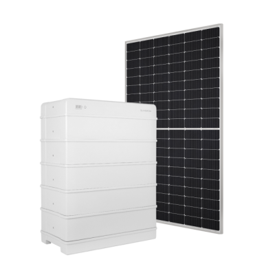 Komplektas: Optimizuota "SolarEdge" sistema + "Trina Solar" moduliai + konstrukcija šlaitinis stogas trepecinė skarda